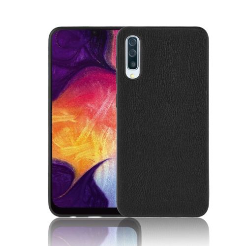 Etui en PU noir pour votre Samsung Galaxy A50