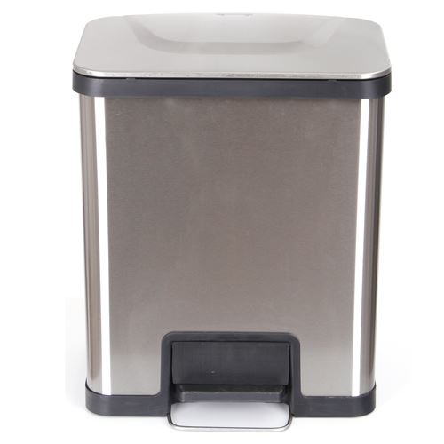 Poubelle de cuisine à pédale KEOPS en inox 42L