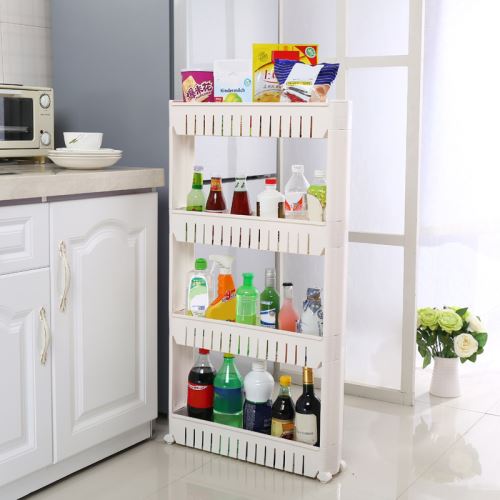 20 Sur Chariot Roulant Meuble De Rangement 4 Niveaux En Plastique