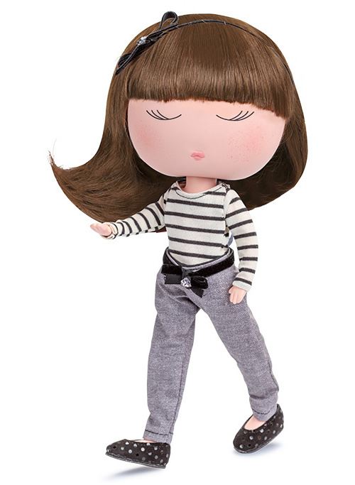 Berjuan poupée adolescente Anekke Venecia 32 cm vinyl/textile blanc/gris