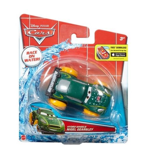 Mattel Cars - Vehicule Nageurs : Nigel Gearsley - Voiture Verte Re-K04