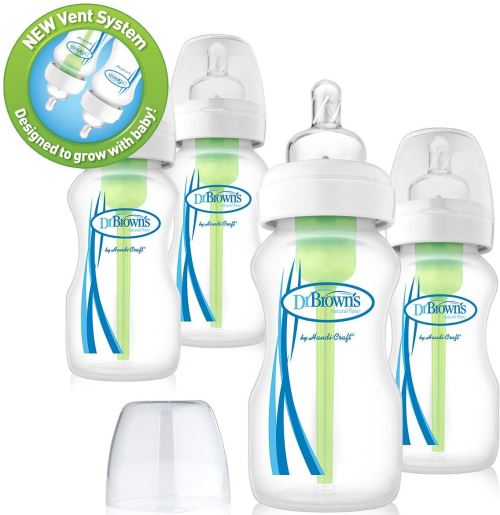 Dr Brown's Options Col Large (270 ml, Paquet de 2) - Pack de 4
