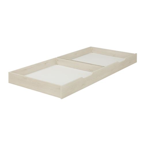 Galipette Option tiroir lit combiné Sacha Pin blanchi