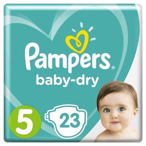 Pampers Baby-Dry Taille 5 11-23 kg - 23 Couches
