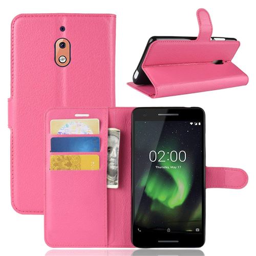 Etui Housse Portefeuille Pour Nokia 2.1 2018 - Rose