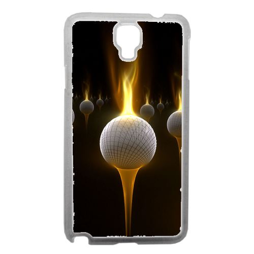 Coque Balle De Golf Feu Compatible Samsung Note 3 Neo Transparent