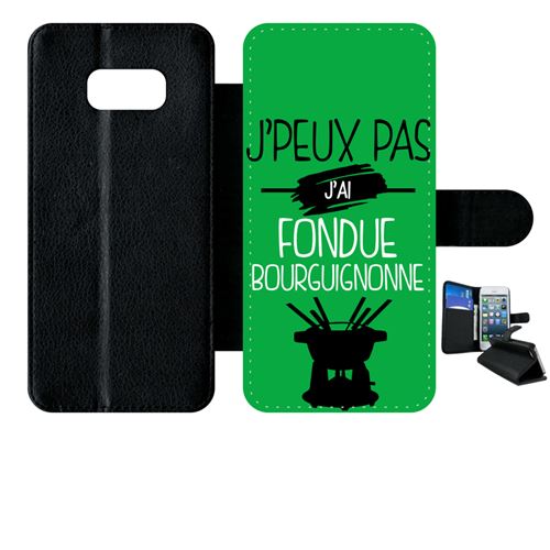 Etui à rabat samsung galaxy s8+ plus j peux pas j ai fondue bourguignonne 11