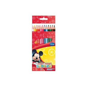 Crayons De Couleurs Disney Mickey Boite De 12 2330 Crayon De Couleur Et Feutres Achat Prix Fnac