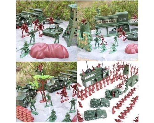 TEMPSA 307PCS/Kit Petits Soldats Figurine Tank Sable Armée Modèles