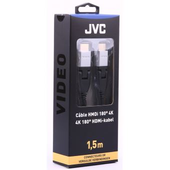 JVC HDMI-Kabel – 90° drehbar – 4K – 1,5m – Gold - 1
