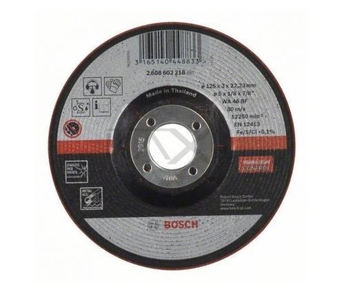 Fraise pour Défonseuse Bosch Meule Semi-Flexible - 125 Mm - 22,23 Mm - 3,0 Mm