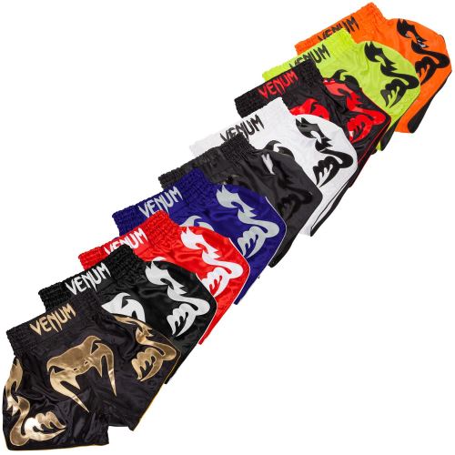 Short boxe Thaï Venum-XL----XL------XL - Noir / Or----------