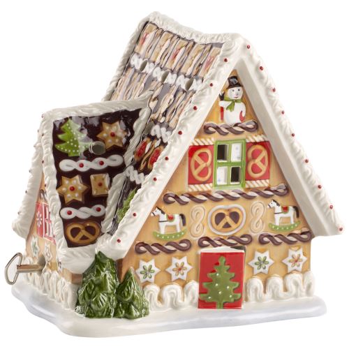 Villeroy & Boch - Christmas Toys Maison pain d'épices av. boîte à musique 16x13x16cm