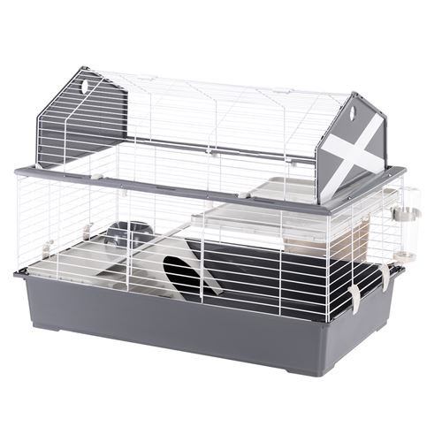 Ferplast Barn 100 Rabbit Cage Gris