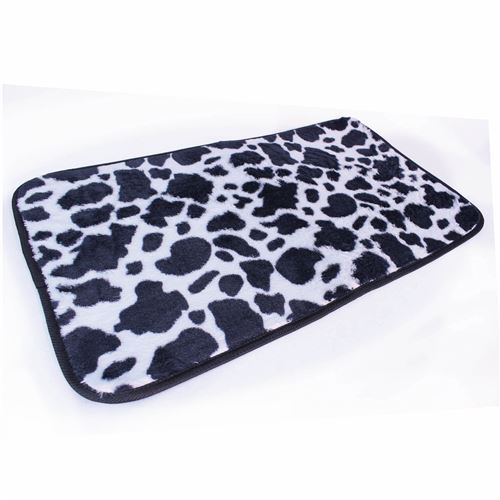 Couleur campagne tapis rectangulaire polyester imprimé, féria blanc 50 x 80