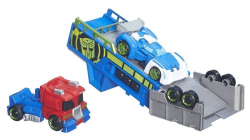 Pack 2 en 1 Transformers Remorque de Course