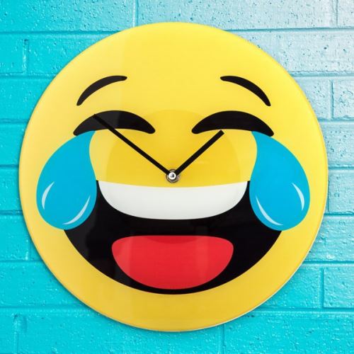 Horloge Murale Smiley Rire - Emoticone Emoji