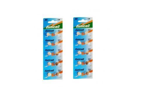 EUNICELL - Lot de 20 PILES AG7 G7 LR927,395 1,5V