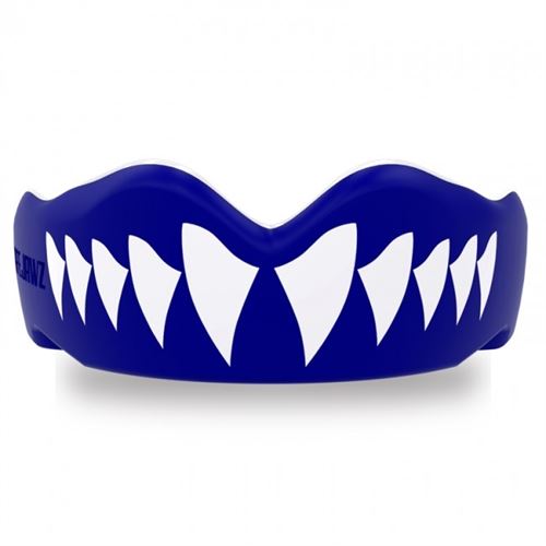 Safejawz protège-dents Shark junior bleu/blanc