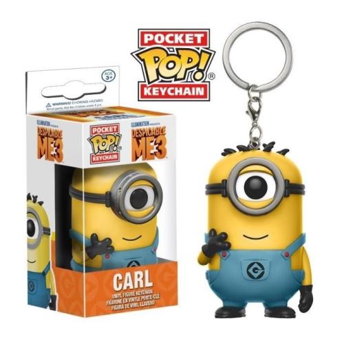 Porte-Clé Funko Pocket Popmoi, Moche Et Méchant 3 Carl Minion 14088