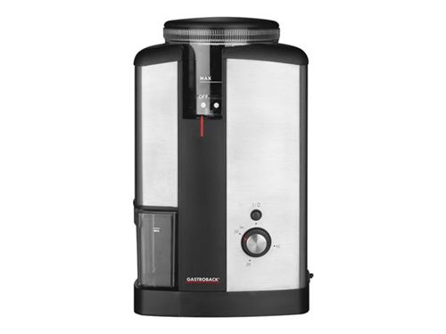 Gastroback Design Coffee Grinder Advanced - Moulin à café - 165 Watt - noir/inox