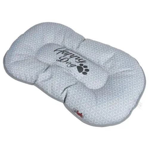 Meilleurs prix pour Coussin flocon rectangle pour animaux - Imprimé géométrique - Gris - L 61 x l 33 cm