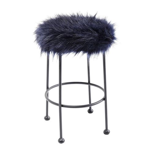 Tabourets Ontario bleu foncé set de 2 Kare Design