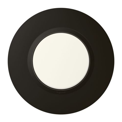 Legrand Autre - Plaque De Finition Ronde 1 Poste - Dooxie Finition Noir Velours - Image 1