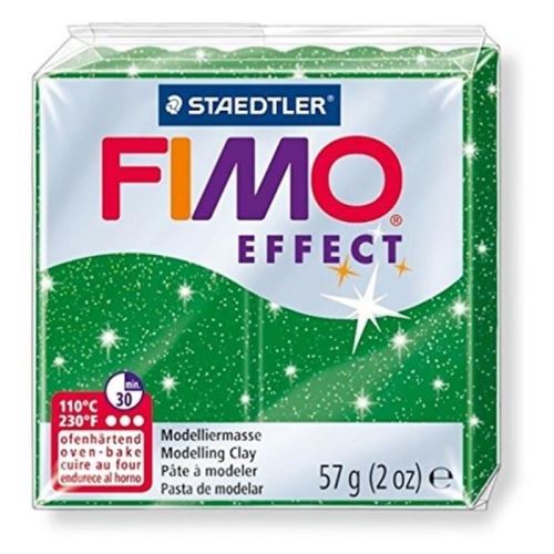 Fimo boîte 6 pieces fimo vert métal 502 ferry