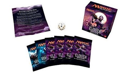 MTG Magic Eldritch Moon Prerelease Kit, Spindown Die, 4 Packs et 2 Shadows Over Innistrad Packs