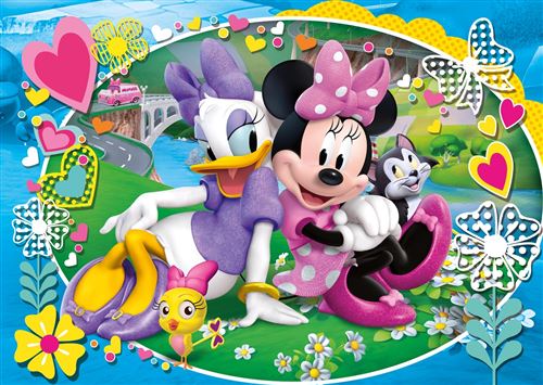 Clementoni - Puzzle enfant, 60 pièces Maxi - Minnie Happy Helpers