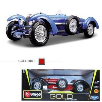 Vehicule Miniature Assemble Engin Terrestre Miniature Assemble Voiture De Collection En Metal 1 18 Bugatti Type 59 Modele Reduit Achat Prix Fnac