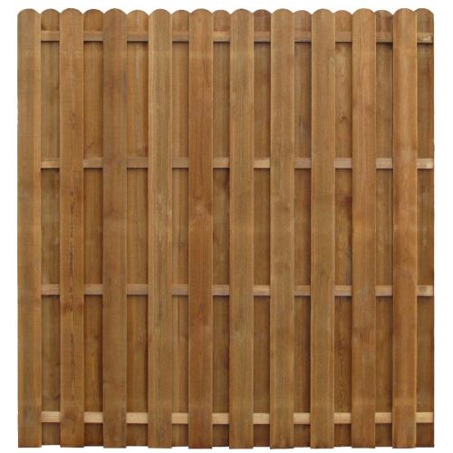 Dealpark Panneau de clôture Pinède, marron imprégnée 170 x 170 cm