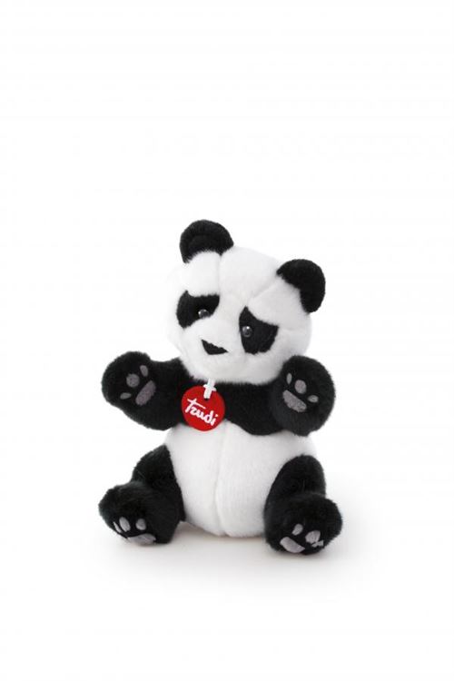 Trudi, Peluche r&eacute;aliste, toute douce, Panda Kevin S, TUD26515
