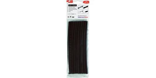 HellermannTyton 308-30610 HIS-3-BAG-6/2-BK Heat Shrink 2.0mm Black...
