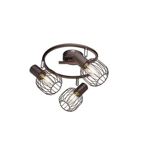 GLOBO LIGHTING Spot couleur bronze - Chrome marron - Ø 250 mm H 150 mm