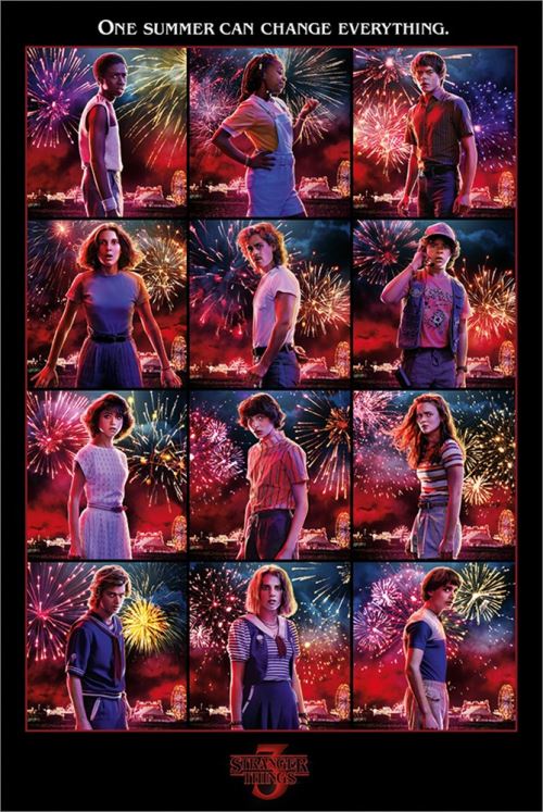 Stranger Things Maxi Poster 61 X 91,5 Cm Character Montage