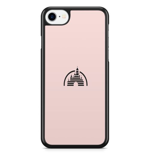 Coque Fifrelin Noire pour iPhone 6 et iPhone 6S Walt Disney Logo Vintage Pink