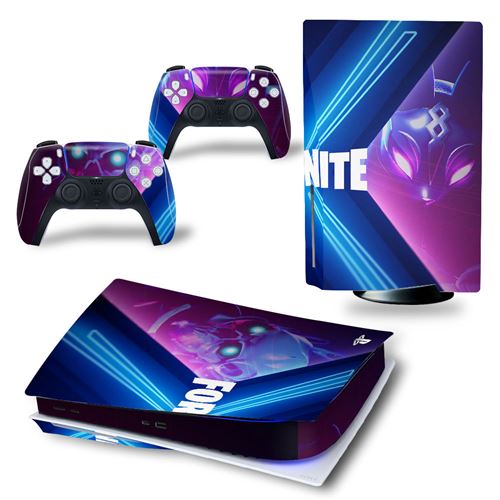 GENERIQUE Autocollant Stickers de Protection pour Console Sony PS5 Edition Standard - - Fortnite (TN-PS5Disk-4295) 