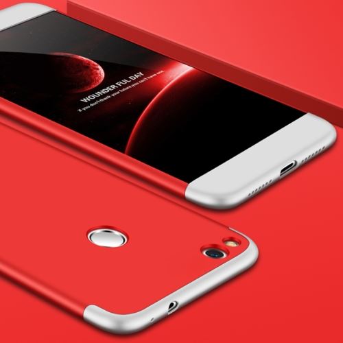 Huawei P8 Lite 2017 Coque Protection Plastique Total Effet Métal Brillante ALS47671