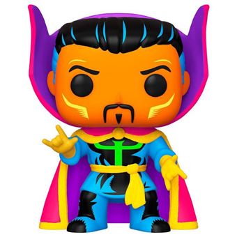 Figurine Funko Pop Marvel Black Light Doctor Strange Avant-première Fnac