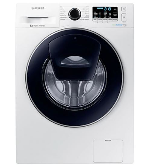 Samsung Ecobubble Ww90K5410Uw - Machine À Laver - Largeur : 60 Cm - Profondeur : 55 Cm - Hauteur : 85 Cm - Chargement Frontal - 9 Kg - 1400 Tours/Min - Blanc