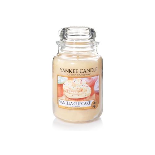 YANKEE CANDLE bougie grande jarre, « Gâteau à la vanille »