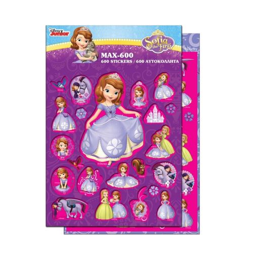 600 stickers Princesse Sofia Disney enfant - guizmax