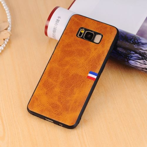 Galaxy S8 Plus Housse Etui Cuir PU Texture Peau Marron ALS52998