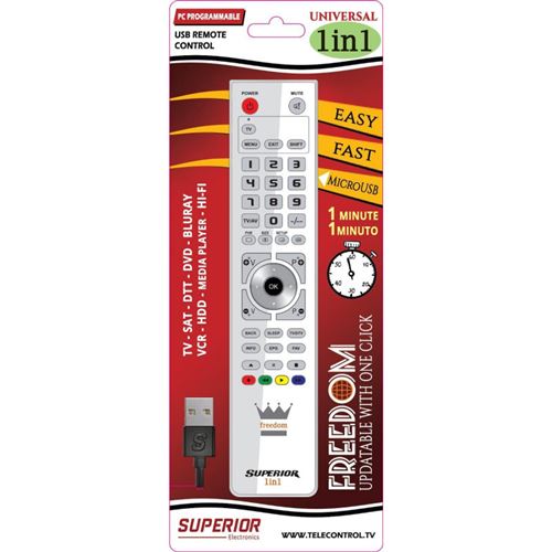 Superior Freedom Micro-USB 1in1 - afstandsbediening