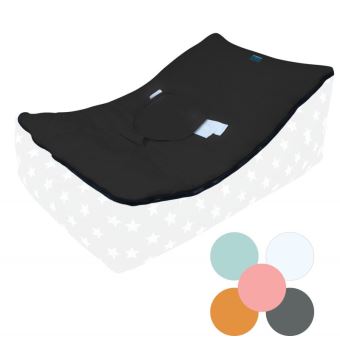 Housse D Assise Avec Harnais Pour Pouf Monsieur Bebe Noir Transats Pour Bebe Achat Prix Fnac