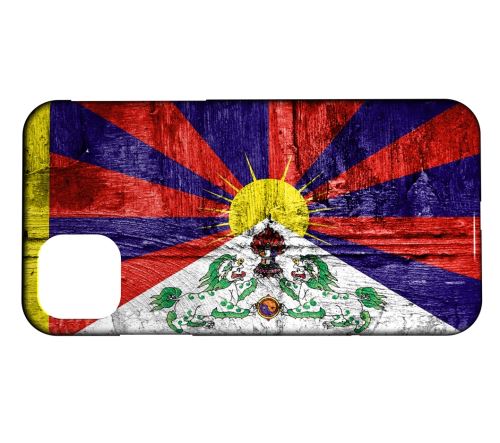 Coque rigide Compatible Pour iPhone 11 Pro Max Drapeau Tibet 07