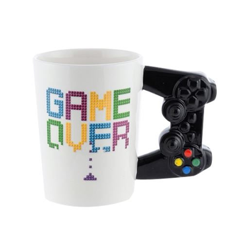 Générique Multi Tasse Game Over Mug Anse Manette Gaming Style Rétro