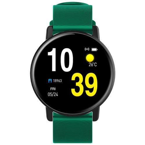 Bracelet LYNWO H5 Moniteur d'oxygène de pression artérielle de fréquence cardiaque à écran tactile de 1,3 pouces